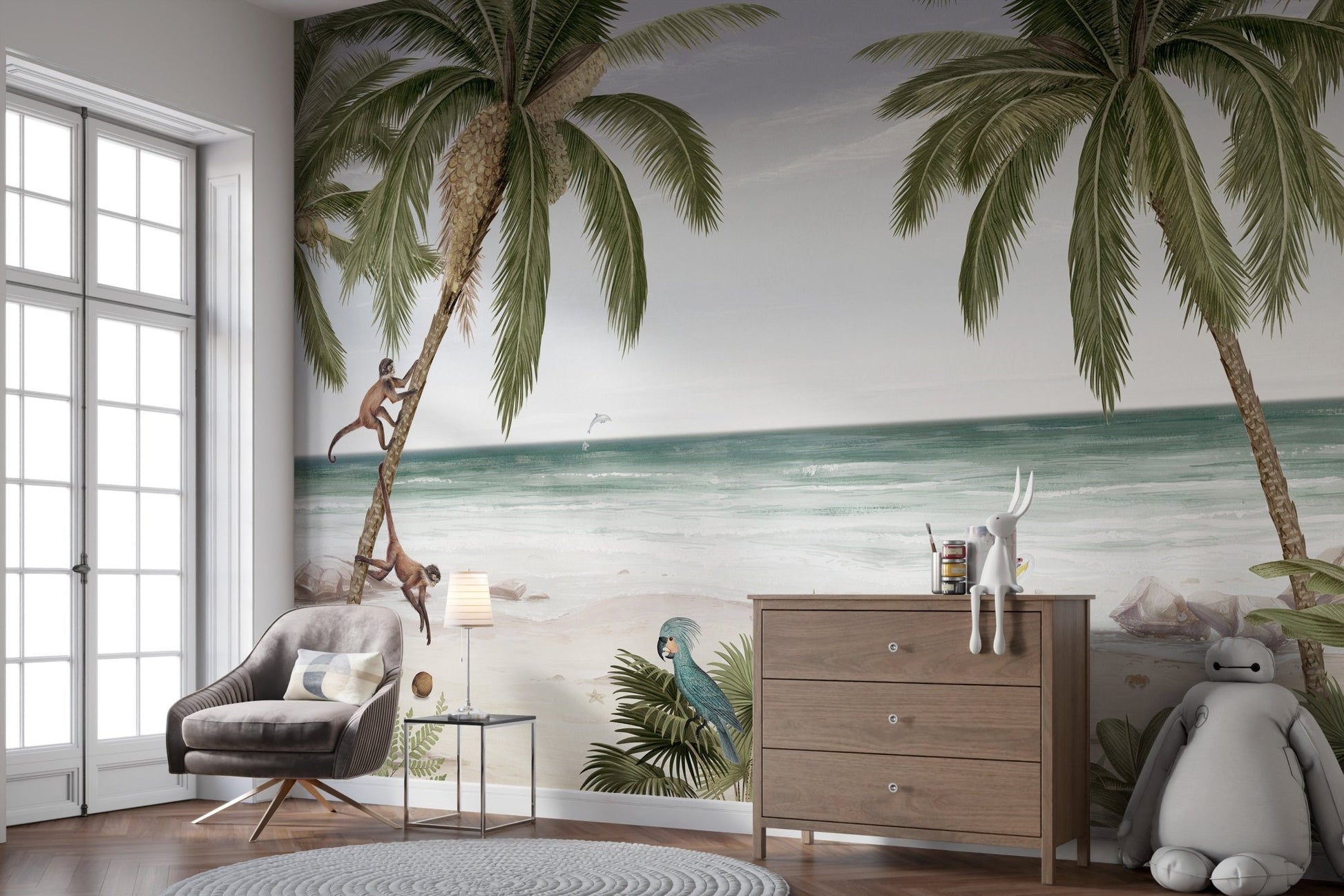 Tropical Beach Wallpaper Mural - Wallanza