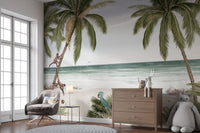 Tropical Beach Wallpaper Mural - Wallanza