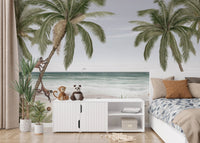 Tropical Beach Wallpaper Mural - Wallanza