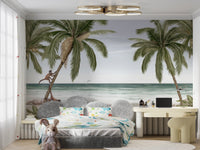 Tropical Beach Wallpaper Mural - Wallanza