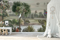 Tropical Birds Jungle Wall Mural - Wallanza