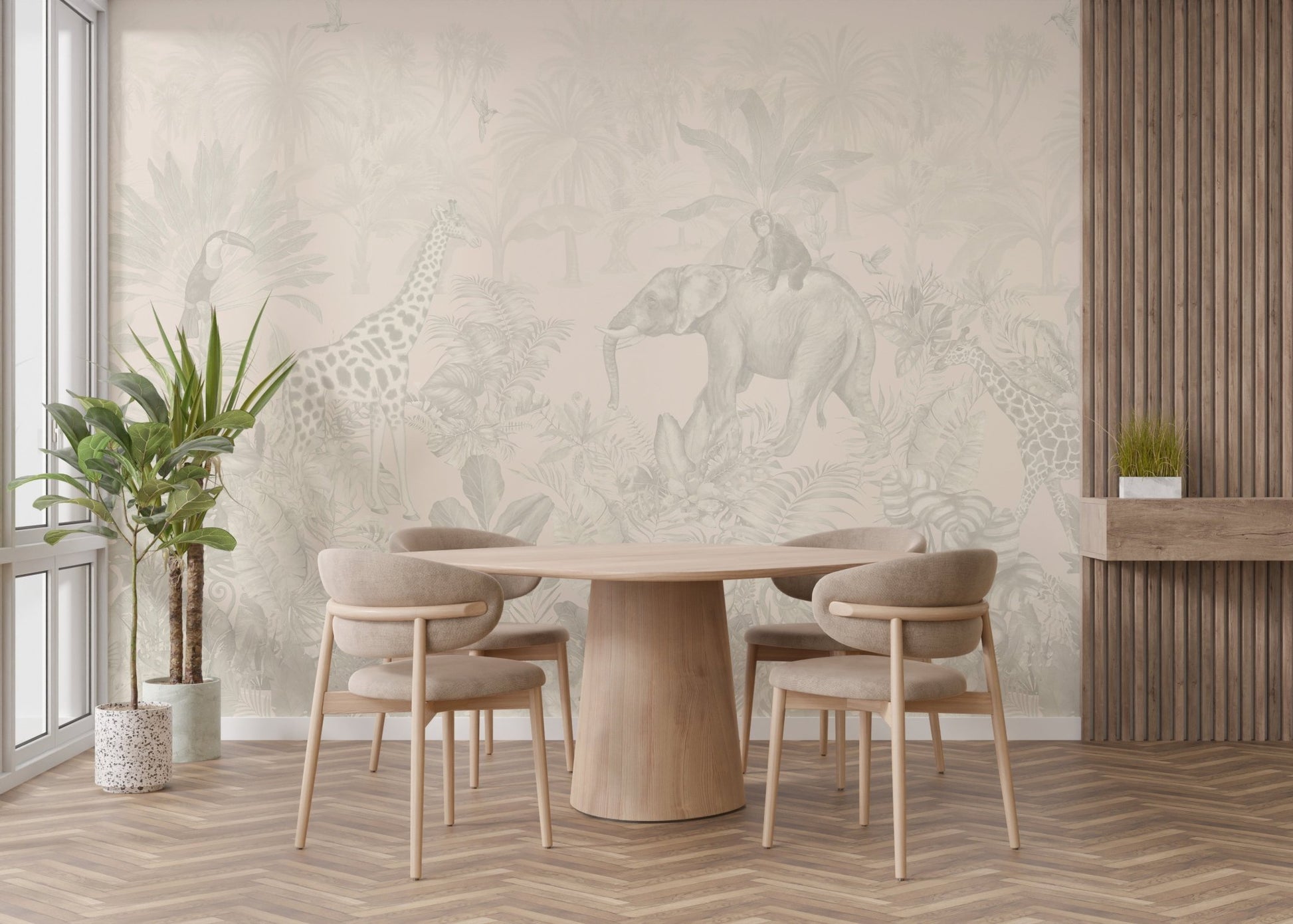 Tropical Jungle Adventure Wall Mural - Wallanza