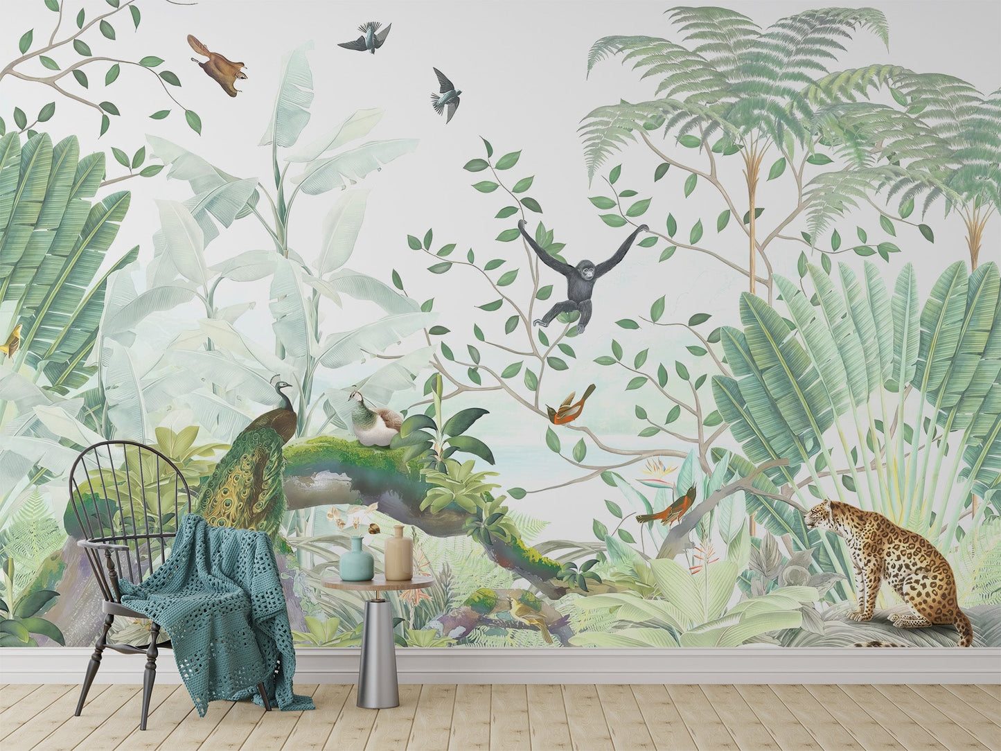 Tropical Jungle Nursery Wallpaper - Wallanza
