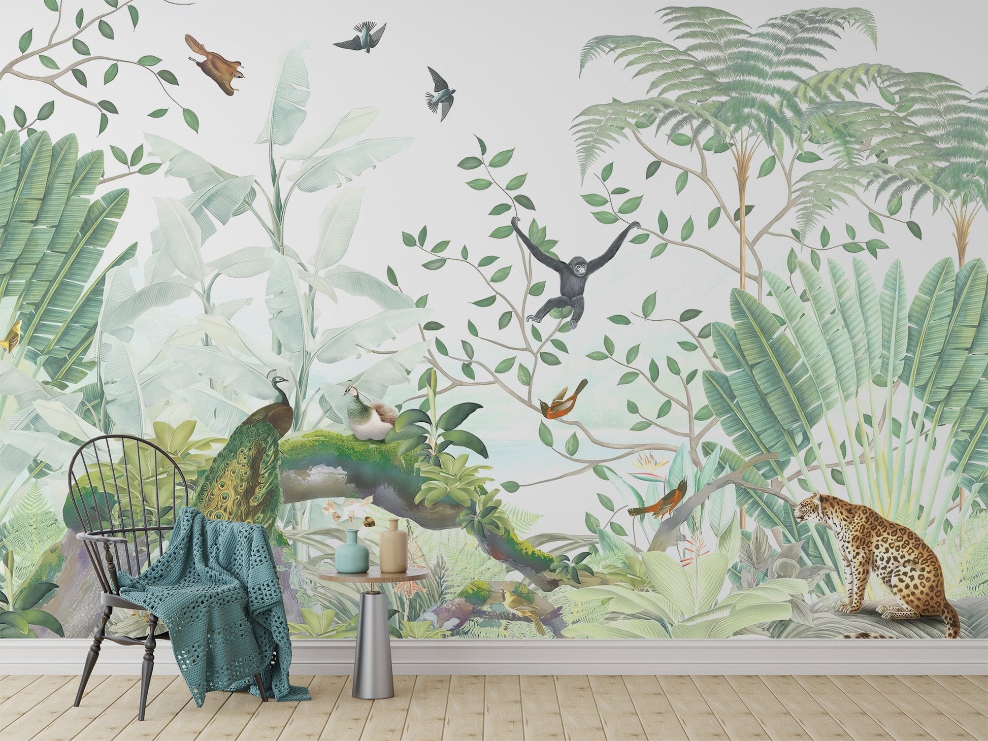Tropical Jungle Nursery Wallpaper - Wallanza