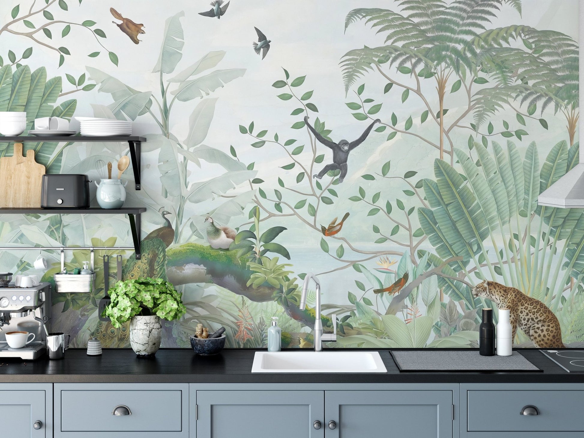 Tropical Jungle Nursery Wallpaper - Wallanza