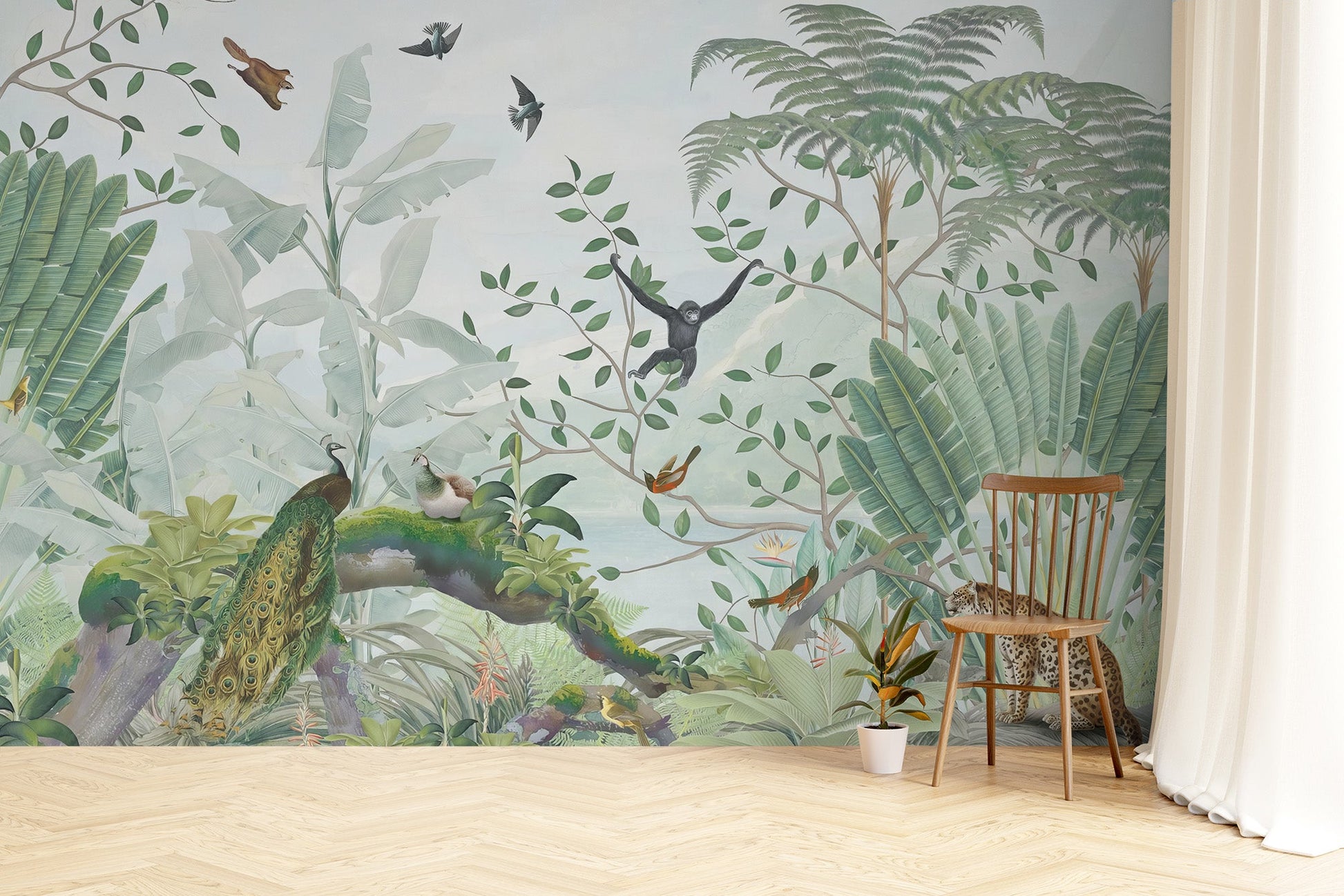 Tropical Jungle Nursery Wallpaper - Wallanza