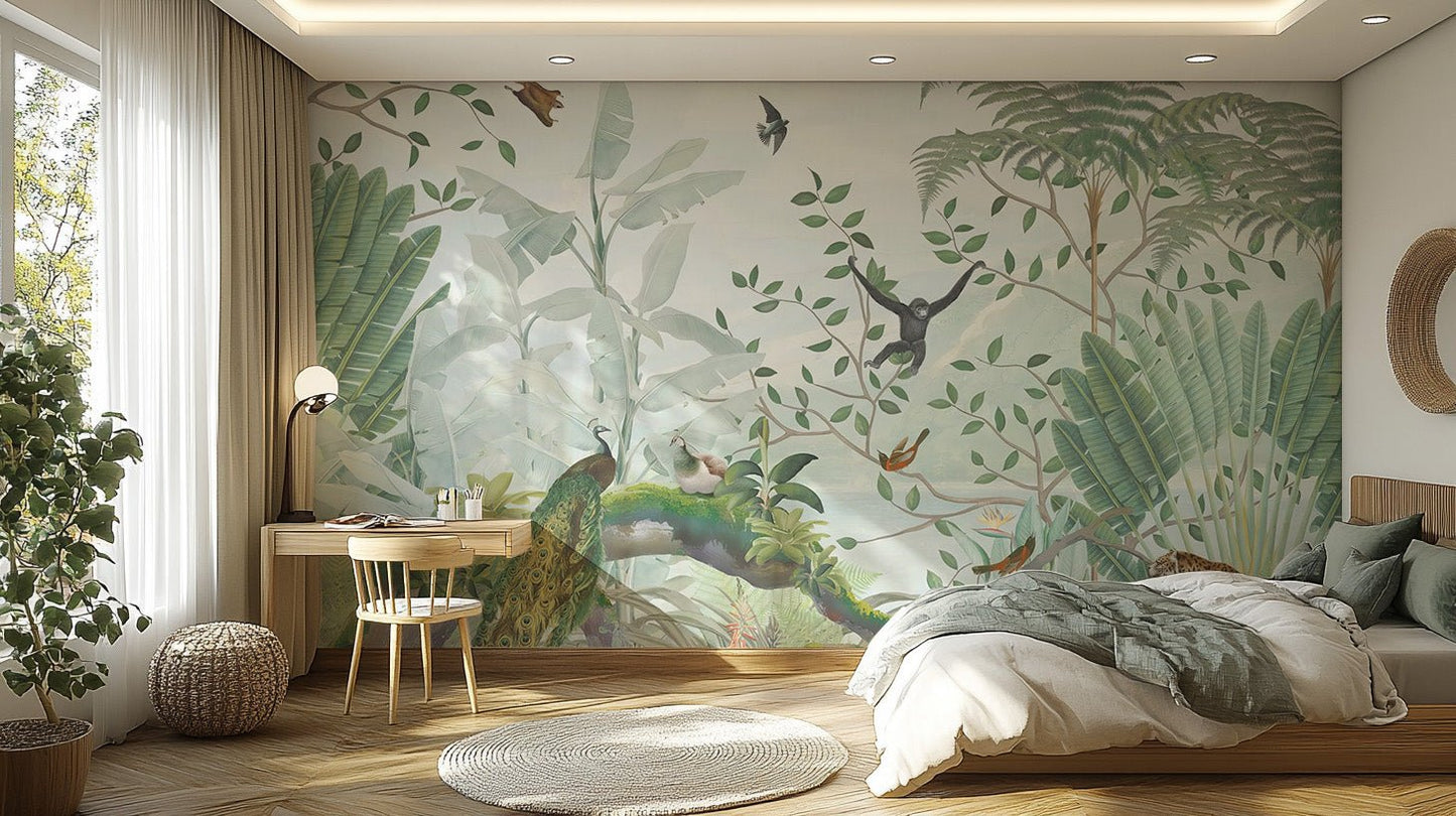 Tropical Jungle Nursery Wallpaper - Wallanza