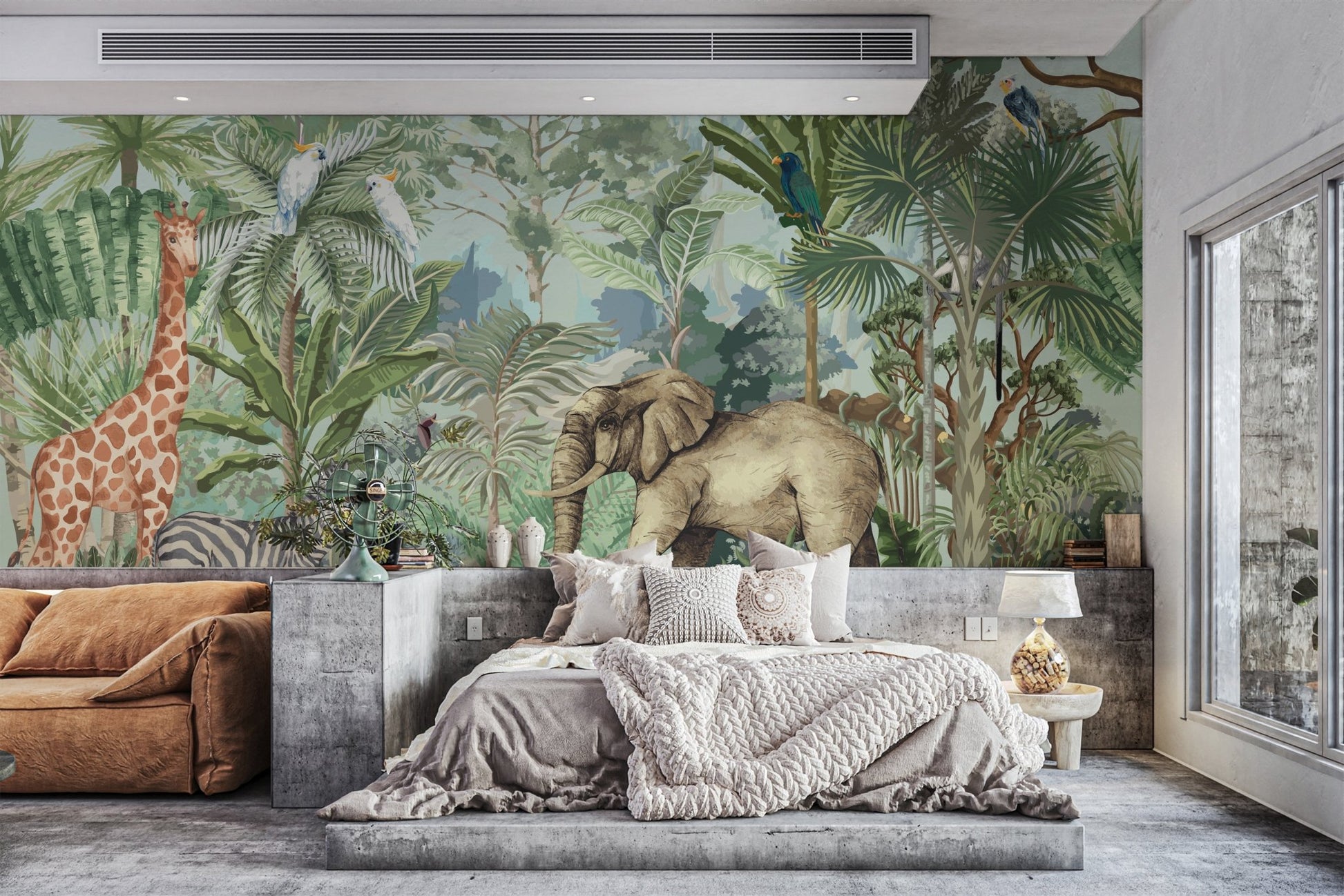 Tropical Jungle Safari Wallpaper - Wallanza