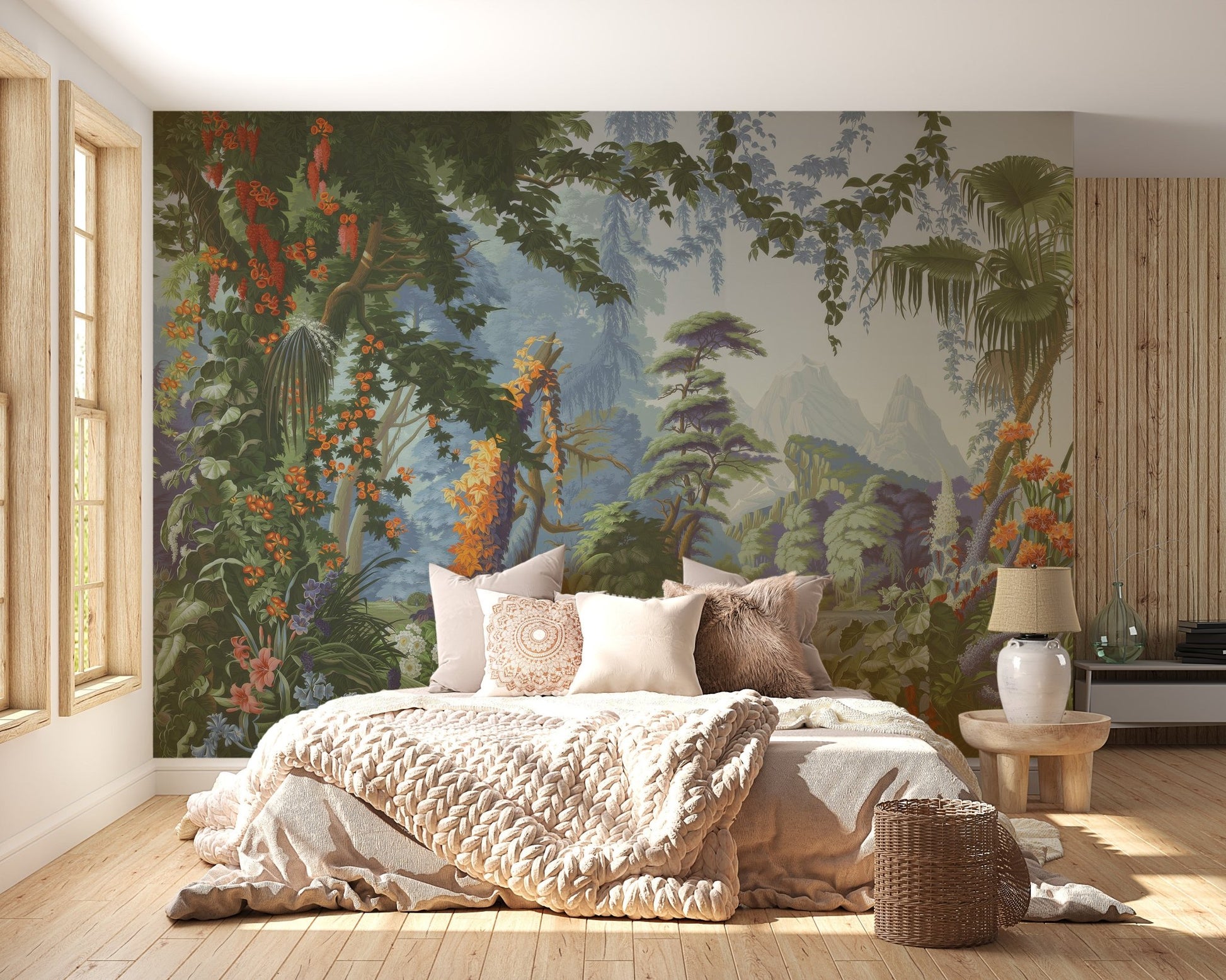 Tropical Paradise Wallpaper Mural - Wallanza