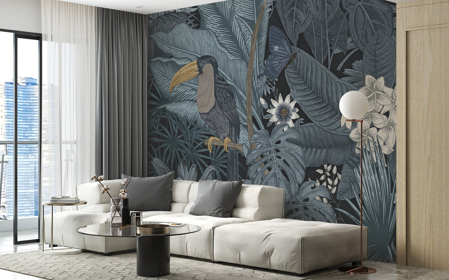 Tropical Toucan Wallpaper Mural - Wallanza