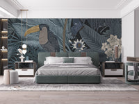 Tropical Toucan Wallpaper Mural - Wallanza