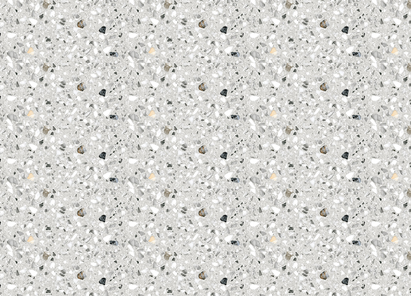 Italian Style Terrazzo Flooring Vector Grey Wallpaper