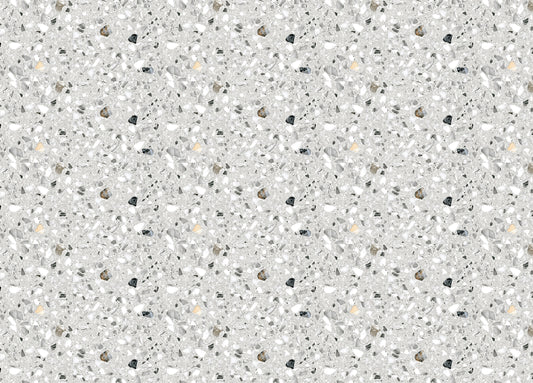 Italian Style Terrazzo Flooring Vector Grey Wallpaper