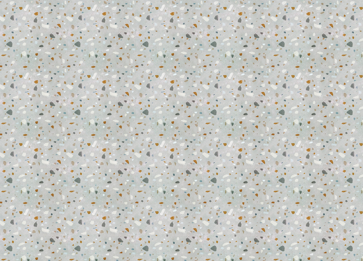 Mid Century Modern Natural Classic Terrazzo Wallpaper