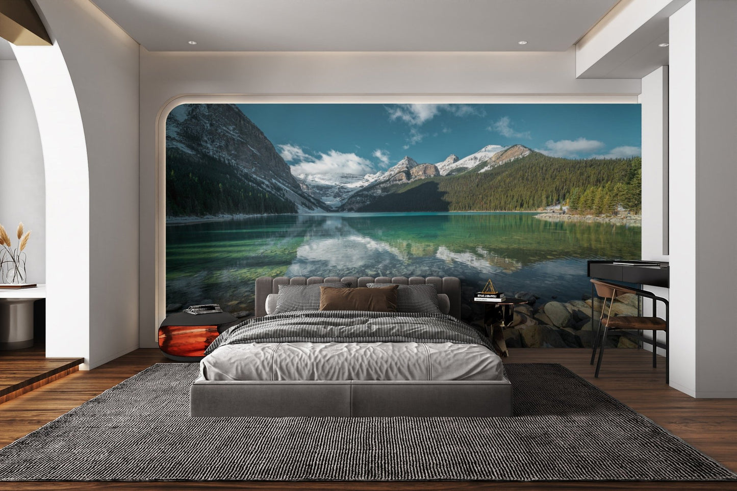 Turquoise Mountain Lake Wallpaper - Wallanza