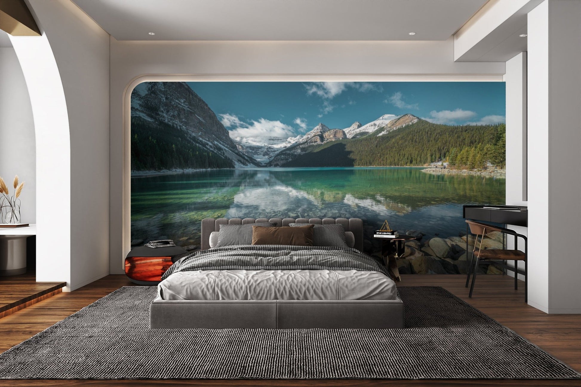 Turquoise Mountain Lake Wallpaper - Wallanza