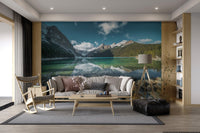 Turquoise Mountain Lake Wallpaper - Wallanza