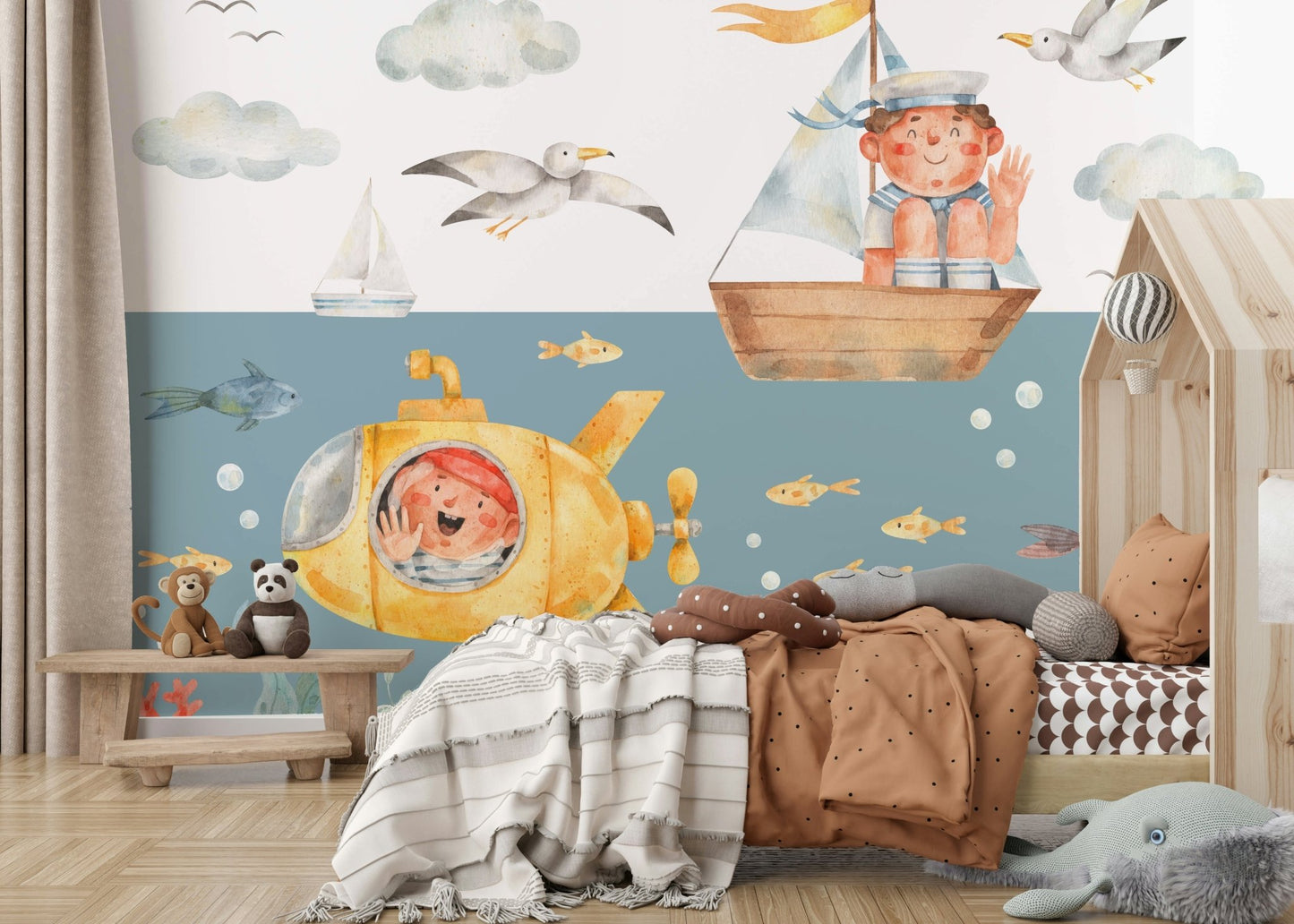 Undersea Adventure Wall Mural - Wallanza