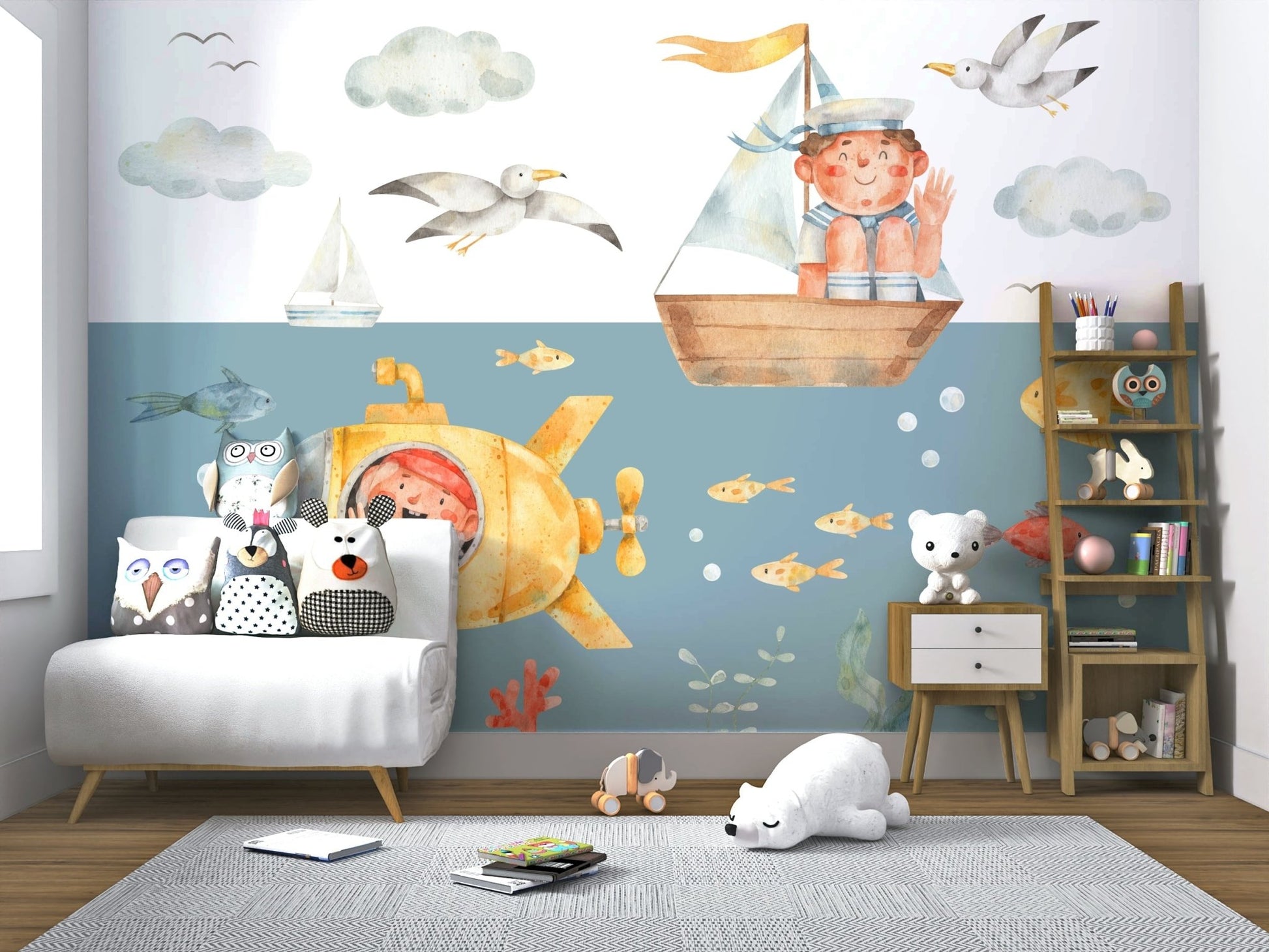 Undersea Adventure Wall Mural - Wallanza