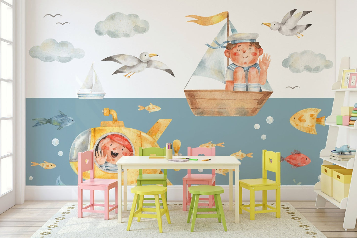 Undersea Adventure Wall Mural - Wallanza
