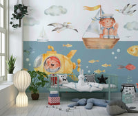 Undersea Adventure Wall Mural - Wallanza