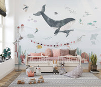 Undersea Life Wall Mural - Wallanza