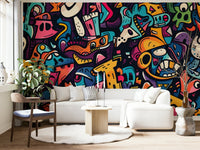 Urban Art Explosion Wall Mural - Wallanza
