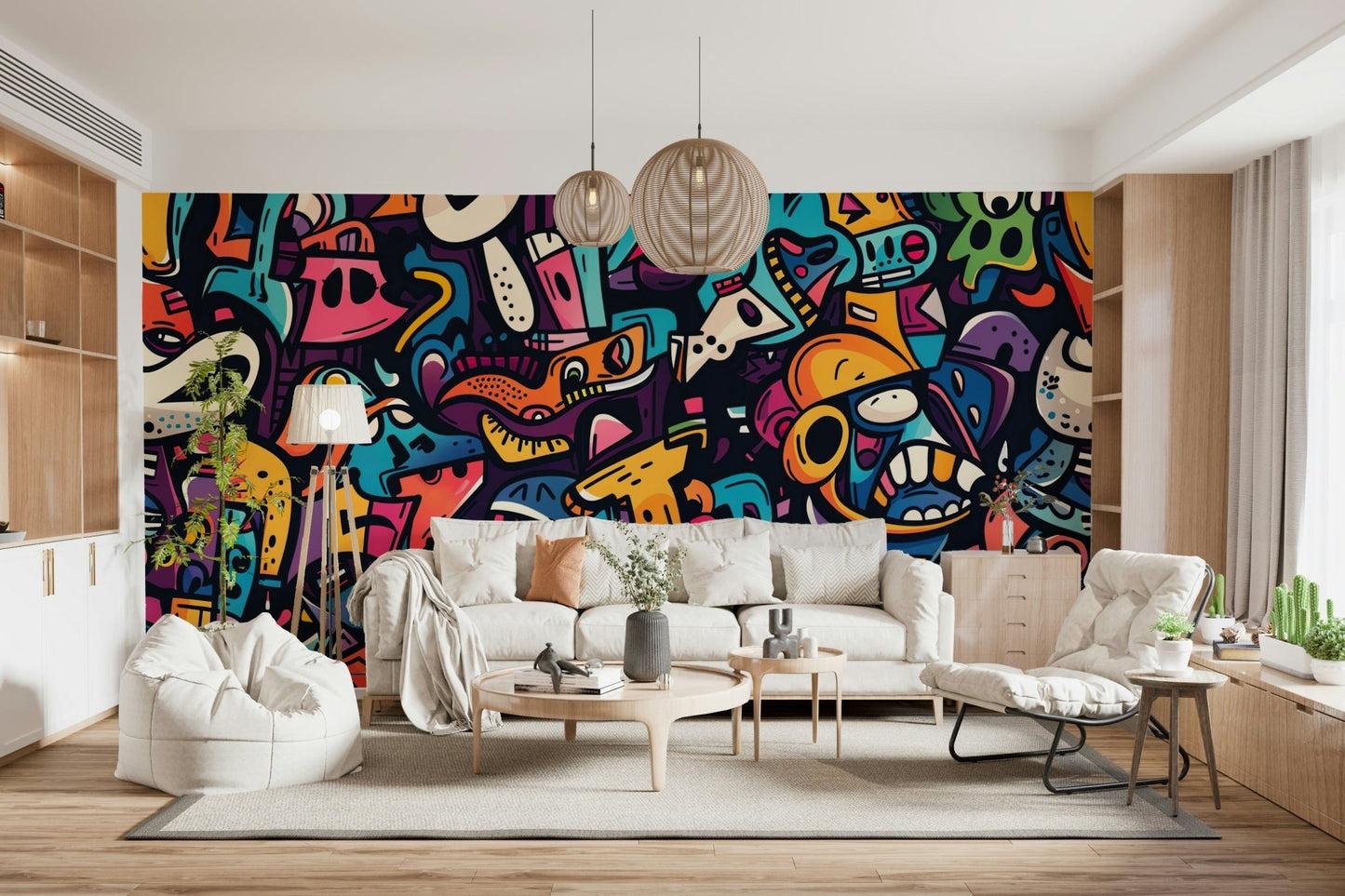 Urban Art Explosion Wall Mural - Wallanza