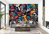 Urban Art Explosion Wall Mural - Wallanza