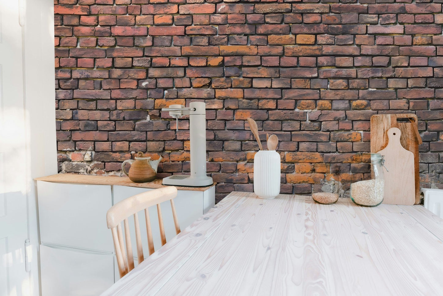 Urban Brick Wallpaper Mural - Wallanza