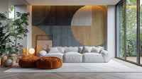 Urban Chic Geometric Wallpaper Mural - Wallanza