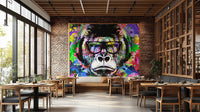 Urban Jungle Graffiti Mural Wallpaper - Wallanza
