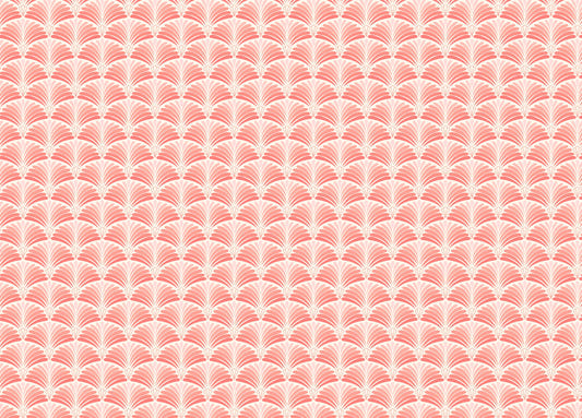 Pink Color Japanese Art Pattern Wallpaper