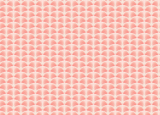 Pink Color Japanese Art Pattern Wallpaper