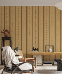 Vertical Wooden Striped Wallpaper - Wallanza