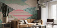 Vibrant Hills Wallpaper Mural - Wallanza