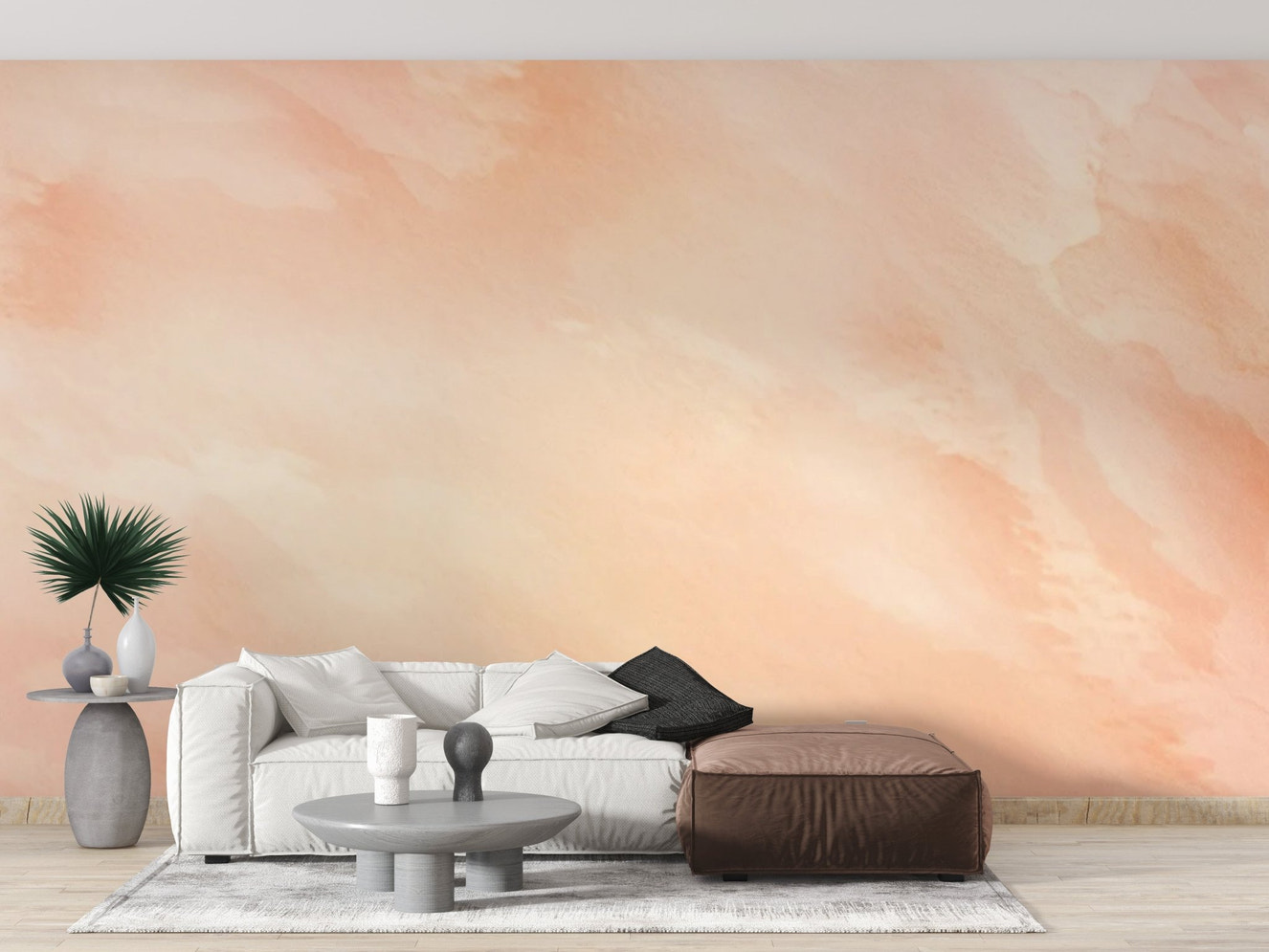 Vibrant Pantone Watercolor Wallpaper Mural - Wallanza