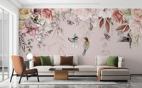 Vintage Blossoms Wallpaper Mural - Wallanza