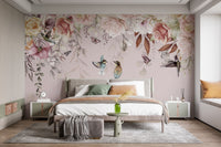 Vintage Blossoms Wallpaper Mural - Wallanza
