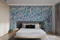 Vintage Blush Blue Wallpaper - Wallanza