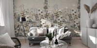Vintage Botanical Wallpaper Mural - Wallanza