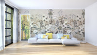 Vintage Botanical Wallpaper Mural - Wallanza