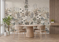 Vintage Botanical Wallpaper Mural - Wallanza