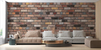 Vintage Brick Wall Mural - Wallanza