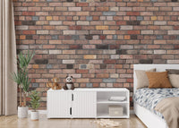 Vintage Brick Wall Mural - Wallanza