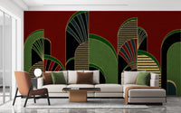 Vintage Deco Archway Wallpaper Mural - Wallanza