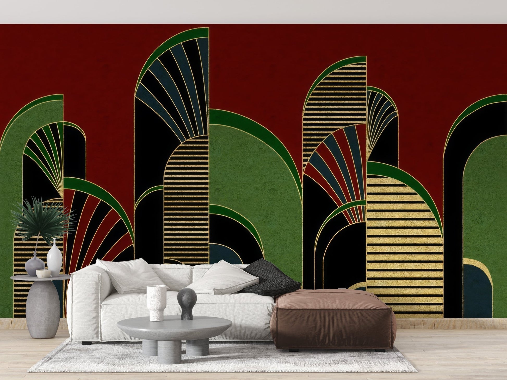 Vintage Deco Archway Wallpaper Mural - Wallanza