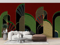Vintage Deco Archway Wallpaper Mural - Wallanza