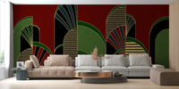 Vintage Deco Archway Wallpaper Mural - Wallanza