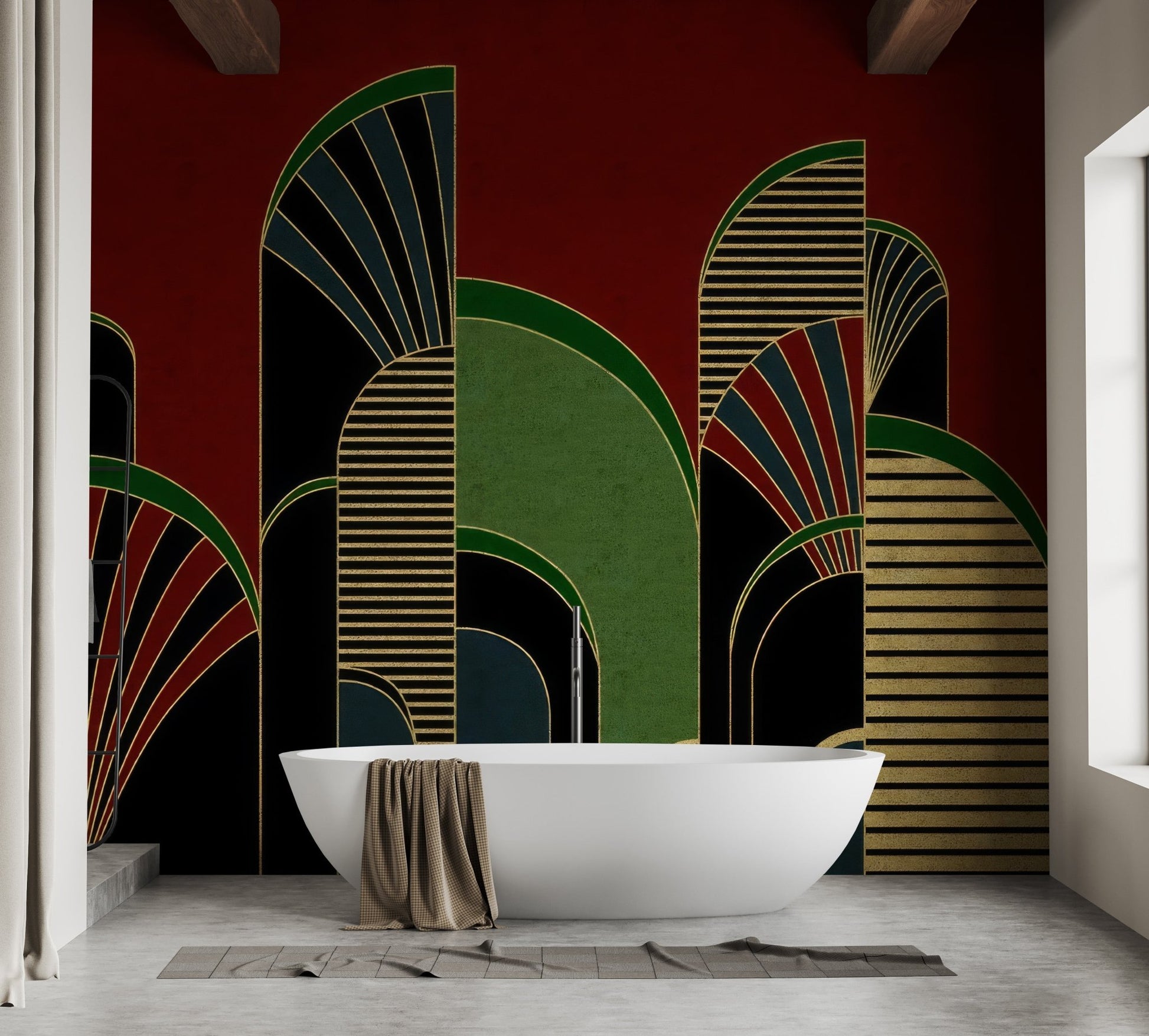 Vintage Deco Archway Wallpaper Mural - Wallanza